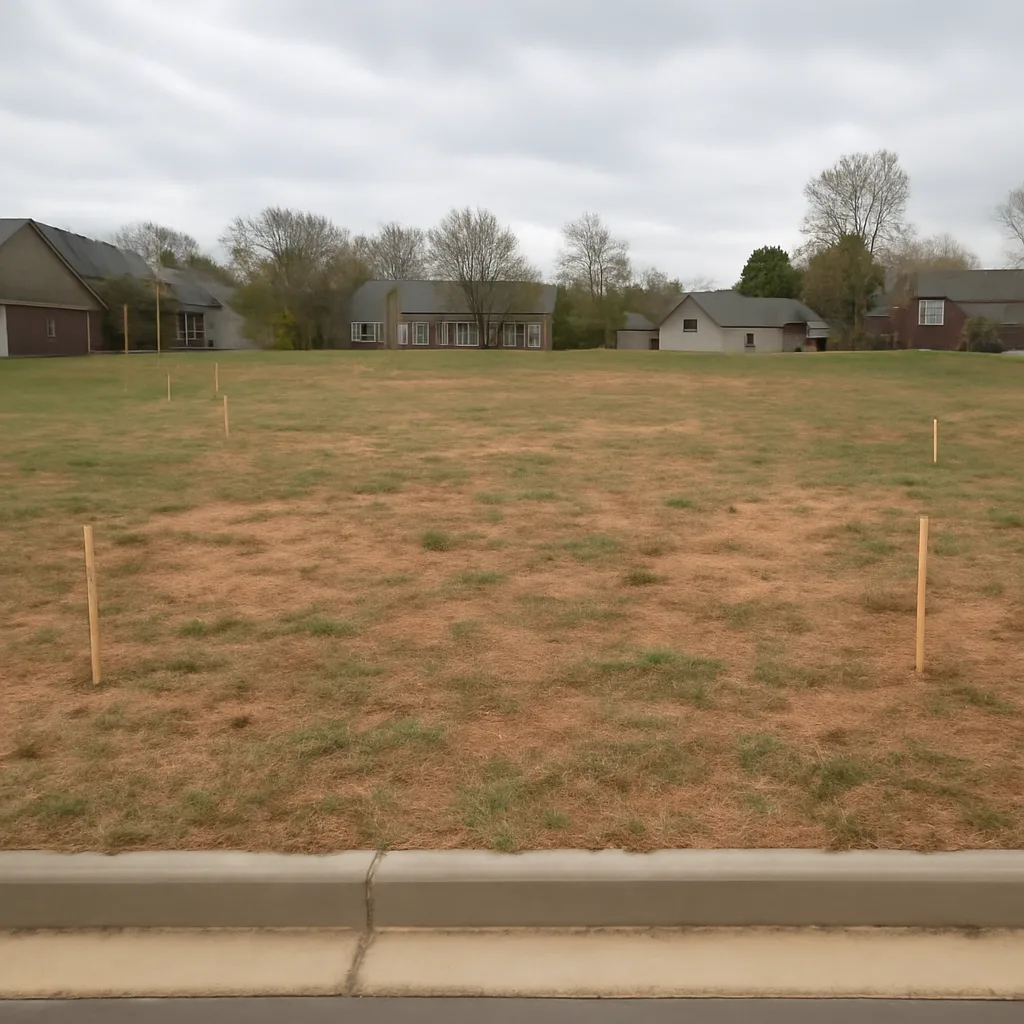 Cleared vacant residential lot for sale in Rock Hill, South Carolina