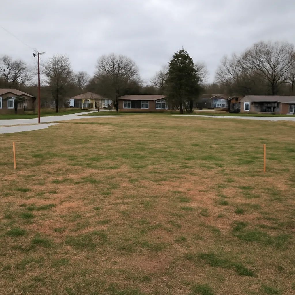 Cleared vacant residential lot for sale in Spartanburg, South Carolina
