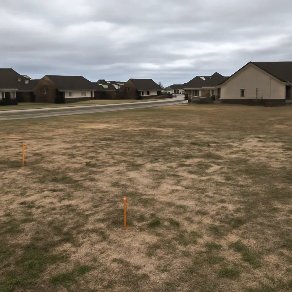 Cleared vacant residential lot for sale in York County, South Carolina